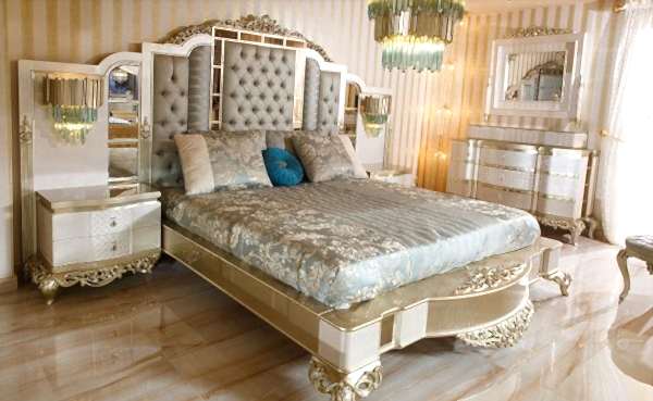 Turkey Classic Furniture - Luxury Furniture ModelsNogay Classic Bedroom Set