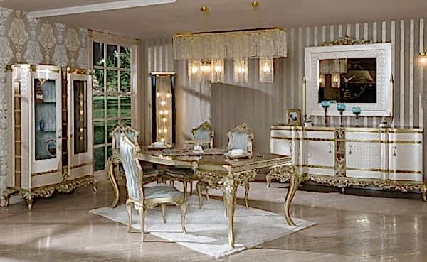 Turkey Classic Furniture - Luxury Furniture ModelsNogay Classic Dining Room Set