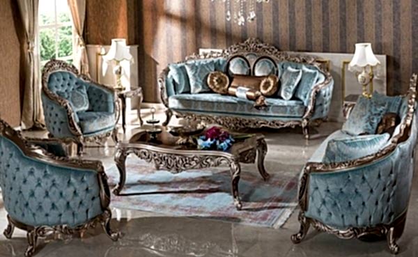 Turkey Classic Furniture - Luxury Furniture ModelsOlimpos Classic Sofa Set