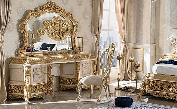 Turkey Classic Furniture - Luxury Furniture ModelsOlimpos Gold Classic Bedroom Set