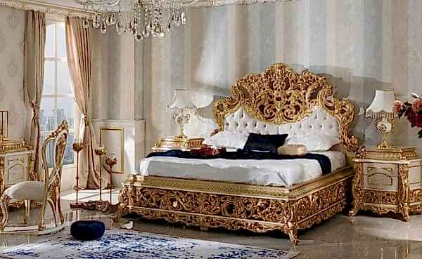 Turkey Classic Furniture - Luxury Furniture ModelsOlimpos Gold Classic Bedroom Set