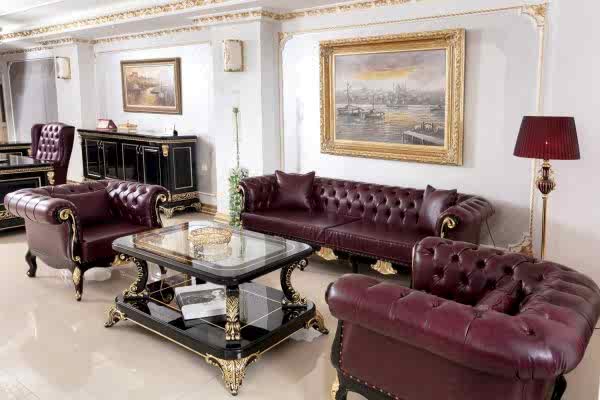 Turkey Classic Furniture - Luxury Furniture ModelsParolli Classic Boss Room Set