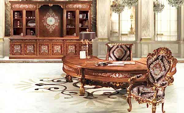 Turkey Classic Furniture - Luxury Furniture ModelsPresident Suite Classic Office Set