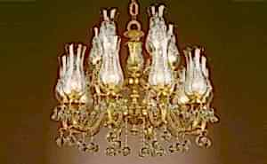 Turkey Classic Furniture - Luxury Furniture ModelsRea Chandelier 15 Gold