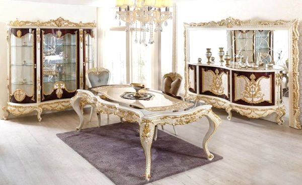 Turkey Classic Furniture - Luxury Furniture ModelsRomina Classic Dining Room Set