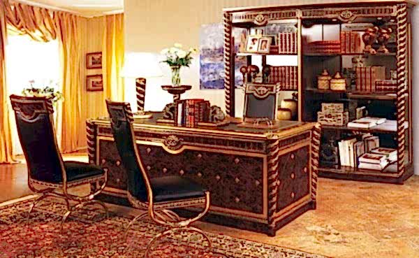 Turkey Classic Furniture - Luxury Furniture ModelsSafir Classic Office Set