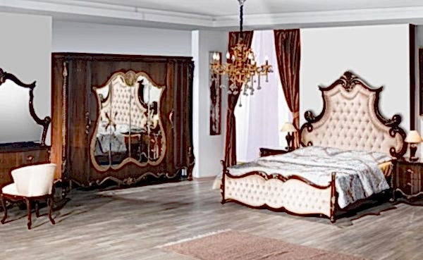 Turkey Classic Furniture - Luxury Furniture ModelsŞah Classic Bedroom Set