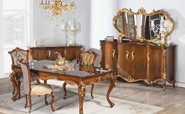 Turkey Classic Furniture - Luxury Furniture ModelsSah Classic Dining Room Set