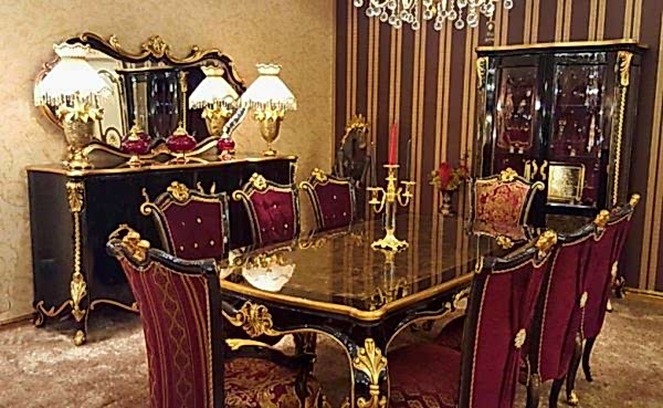 Turkey Classic Furniture - Luxury Furniture ModelsSah Classic Dining Room Set