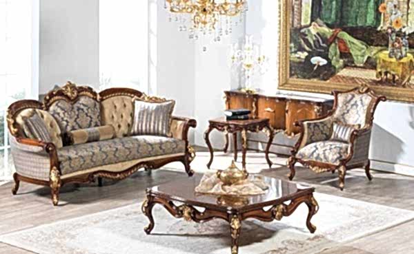 Turkey Classic Furniture - Luxury Furniture ModelsSah Classic Sofa Set