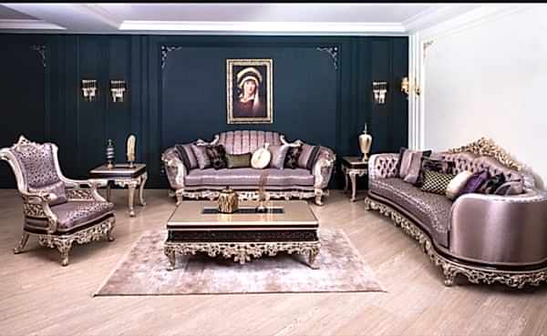 Turkey Classic Furniture - Luxury Furniture ModelsSandy Classic Sofa Set