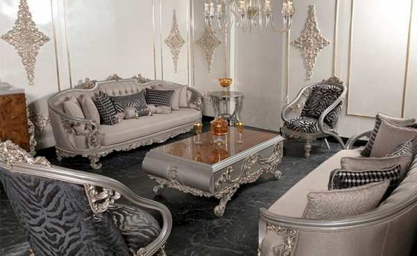 Turkey Classic Furniture - Luxury Furniture ModelsSantana Classic Sofa Set