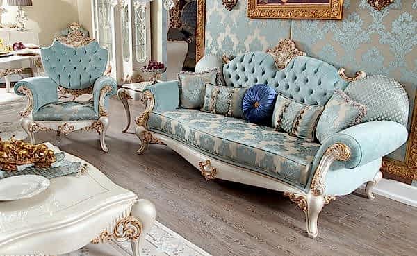 Turkey Classic Furniture - Luxury Furniture ModelsSara Classic Sofa Set