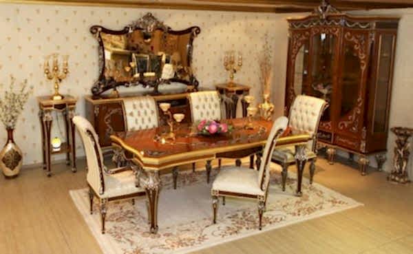 Turkey Classic Furniture - Luxury Furniture ModelsSaraylı Classic Dining Room Set