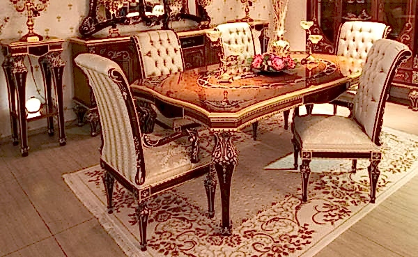 Turkey Classic Furniture - Luxury Furniture ModelsSaraylı Classic Dining Room Set