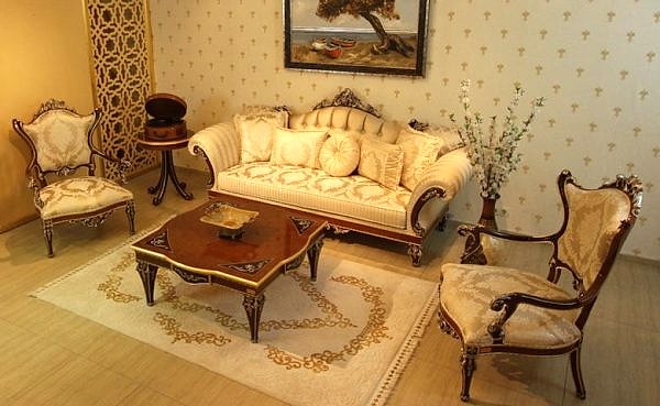 Turkey Classic Furniture - Luxury Furniture ModelsSaraylı Classic Sofa Set