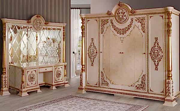 Turkey Classic Furniture - Luxury Furniture ModelsSaruhan Classic Bedroom Set