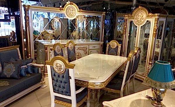 Turkey Classic Furniture - Luxury Furniture ModelsSaruhan Classic Dining Room Set