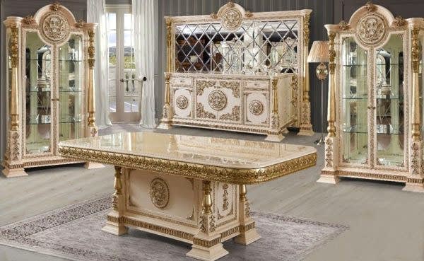 Turkey Classic Furniture - Luxury Furniture ModelsSaruhan Classic Dining Room Set