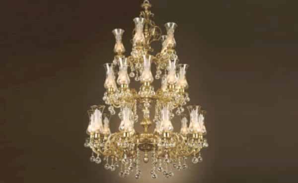 Turkey Classic Furniture - Luxury Furniture ModelsSelini Chandelier Gold