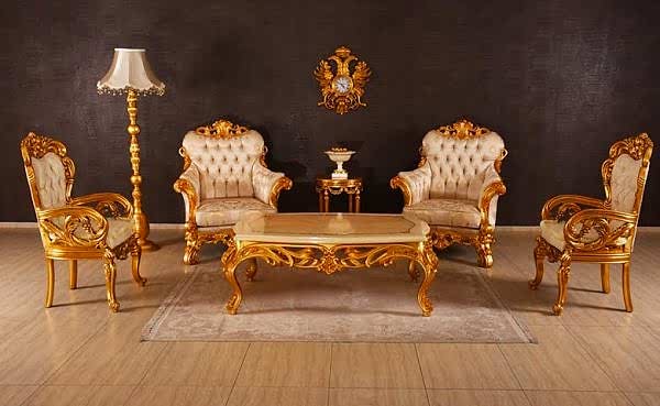 Turkey Classic Furniture - Luxury Furniture ModelsSeyhan Bergere Set