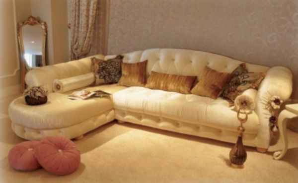 Turkey Classic Furniture - Luxury Furniture ModelsSimarik Classic Corner Sofa Set