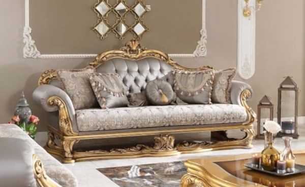 Turkey Classic Furniture - Luxury Furniture ModelsVento Classic Sofa Set