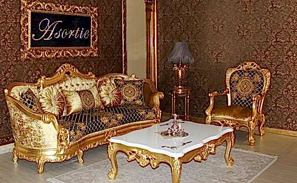 Turkey Classic Furniture - Luxury Furniture ModelsVictoria Classic Sofa Set