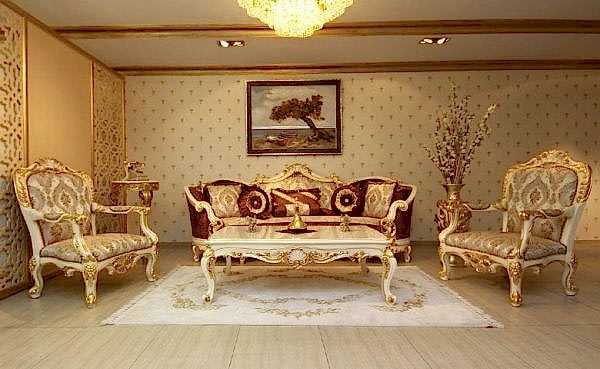 Turkey Classic Furniture - Luxury Furniture ModelsVictoria Classic Sofa Set