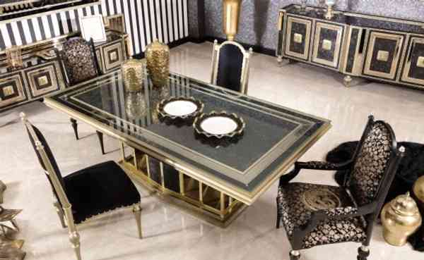 Turkey Classic Furniture - Luxury Furniture ModelsVidal Luxury Dining Room Set