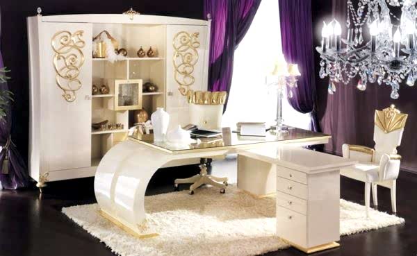 Turkey Classic Furniture - Luxury Furniture ModelsVidanni Avangarde Office Set