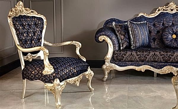 Turkey Classic Furniture - Luxury Furniture ModelsZelve Classic Living Room Set