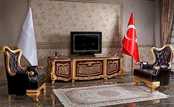 Turkey Classic Furniture - Luxury Furniture ModelsAsalet Classic Office Furniture Set