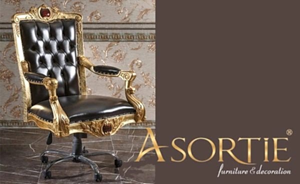 Turkey Classic Furniture - Luxury Furniture ModelsAsalet Classic Office Furniture Set