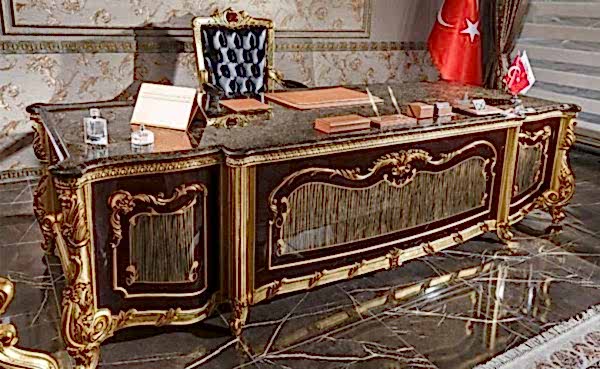 Turkey Classic Furniture - Luxury Furniture ModelsAsalet Classic Office Furniture Set