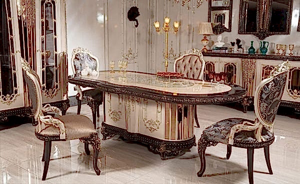 Turkey Classic Furniture - Luxury Furniture ModelsBatur Classic Dining Room Set