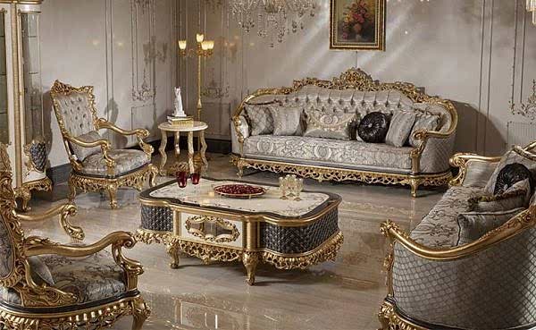 Turkey Classic Furniture - Luxury Furniture ModelsHera Classic and Luxury Sofa Set