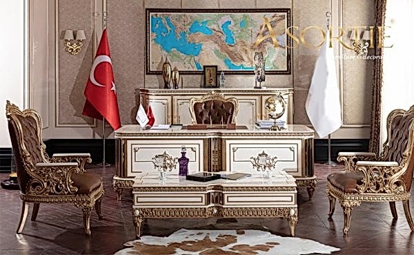 Turkey Classic Furniture - Luxury Furniture ModelsHumayun Classic Office Sets