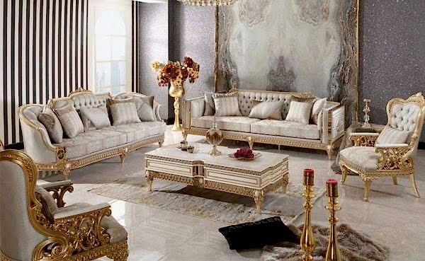 Turkey Classic Furniture - Luxury Furniture ModelsHumayun Classic Sofa Set