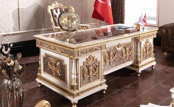 Turkey Classic Furniture - Luxury Furniture ModelsKapadokya Classic Office Furniture Set