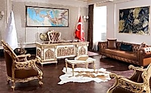 Turkey Classic Furniture - Luxury Furniture ModelsKapadokya Classic Office Furniture Set