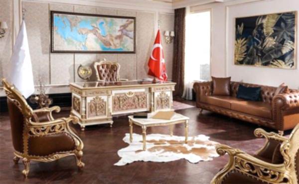 Turkey Classic Furniture - Luxury Furniture ModelsKapadokya Classic Office Furniture Set